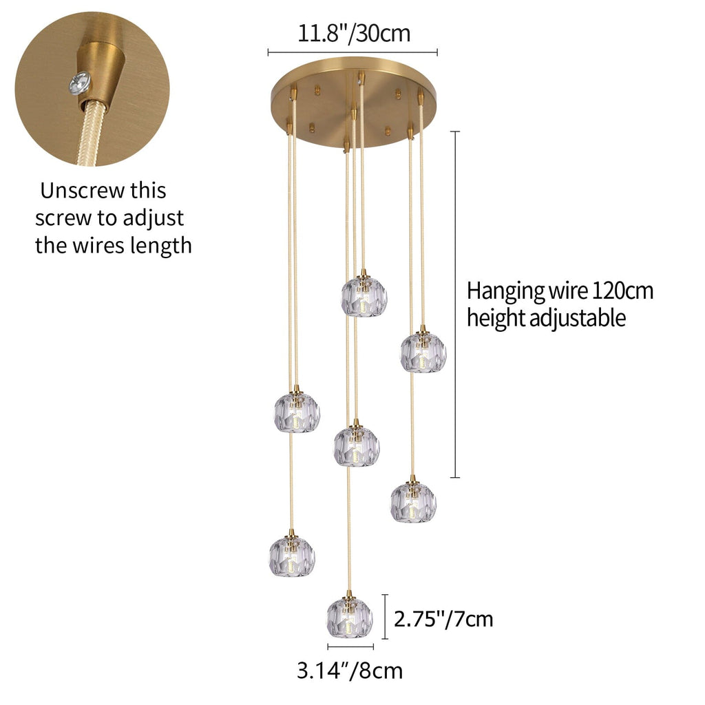Lampu Gantung Kristal Nordic
