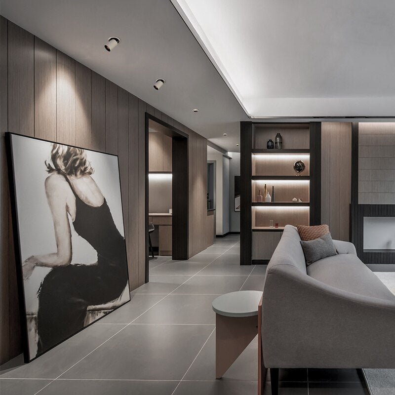 Schlanke LED Einziehbare Strahler Für Moderne Wohnraumbeleuchtung