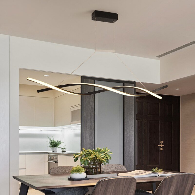 Sleek Twisted Pendant Lamp | Orntli