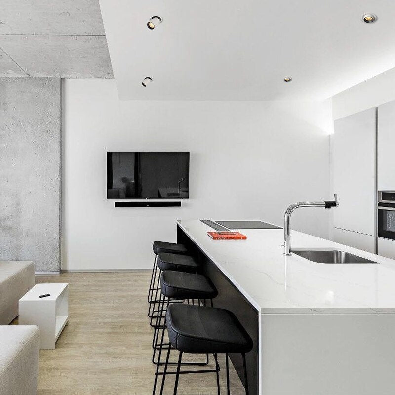 Schlanke LED Einziehbare Strahler Für Moderne Wohnraumbeleuchtung