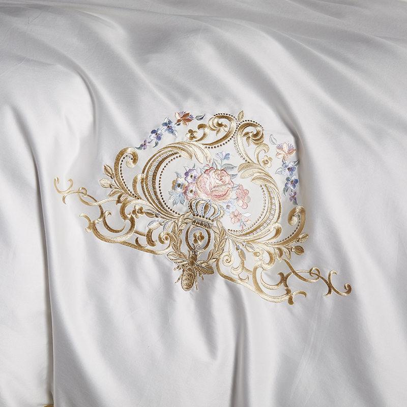 Pheliza Egyptian Cotton Embroidery Premium Luxury Bedding Set