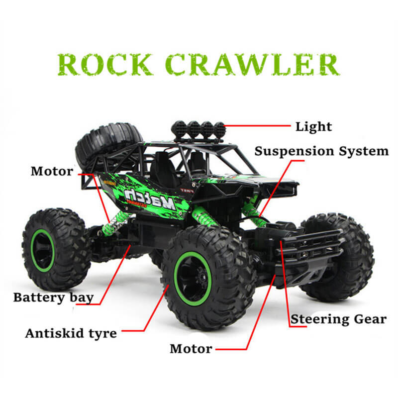 TrailBlaze X1 4WD Monster RC Truck for Kids and Adults