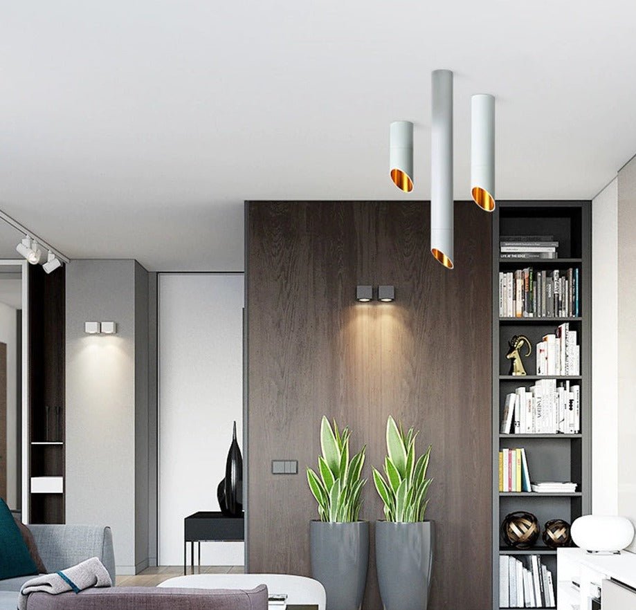 Contemporary Surface-Mount LED Tube Downlight | Orntli