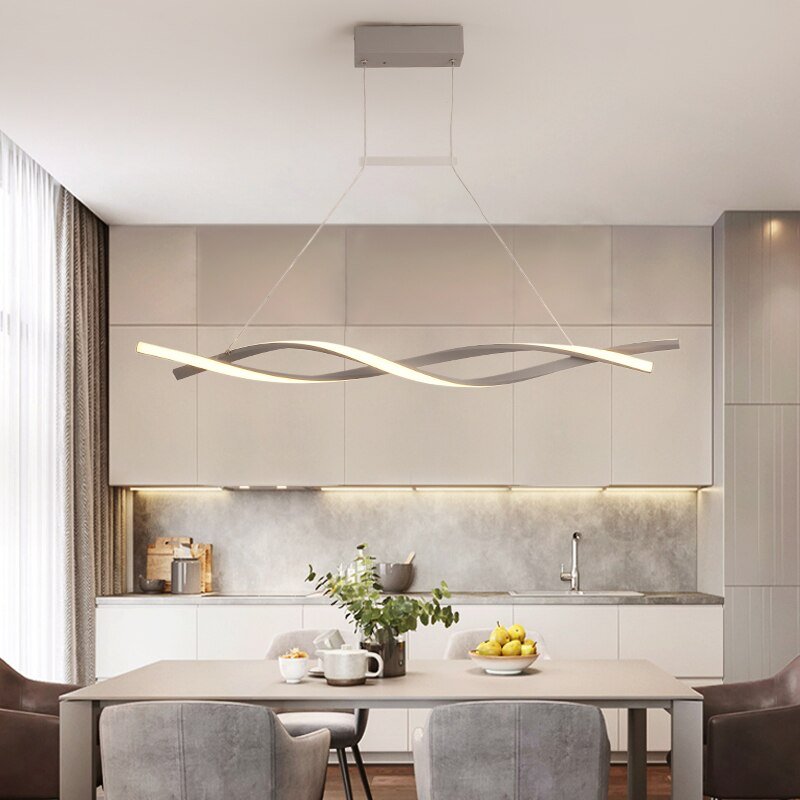 Sleek Twisted Pendant Lamp | Orntli