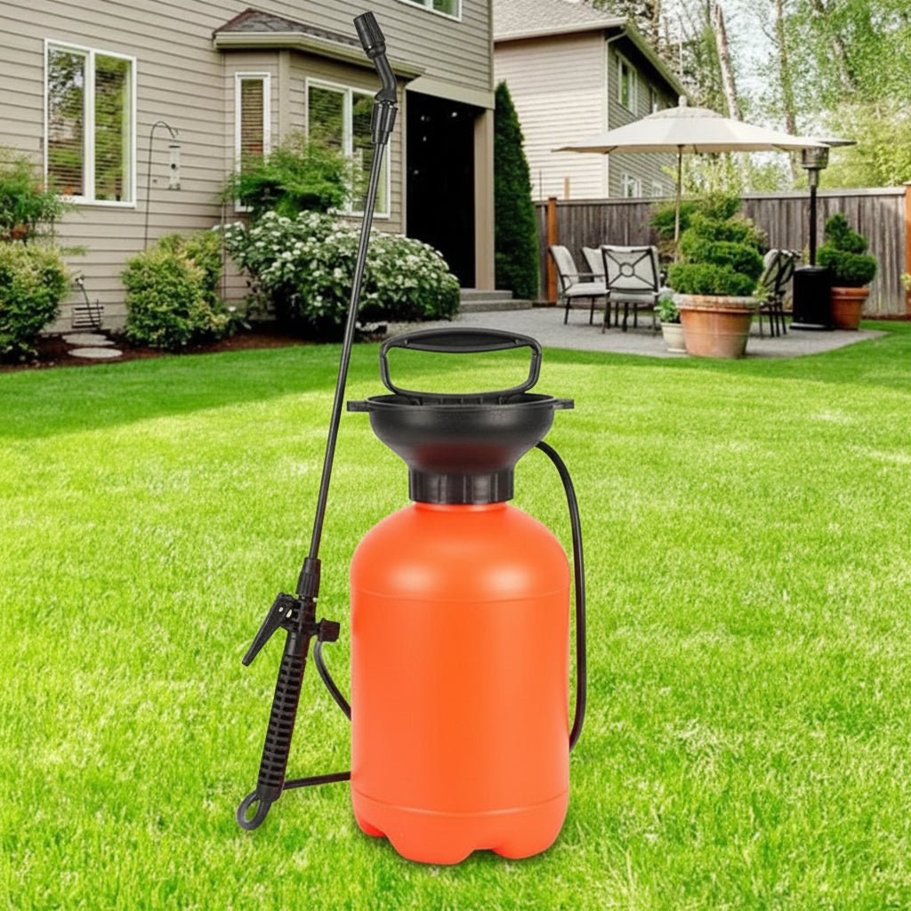AeroFlow 5L vysokotlaký zahradní postřikovač se dvěma režimy postřiku pro zahrádkáře