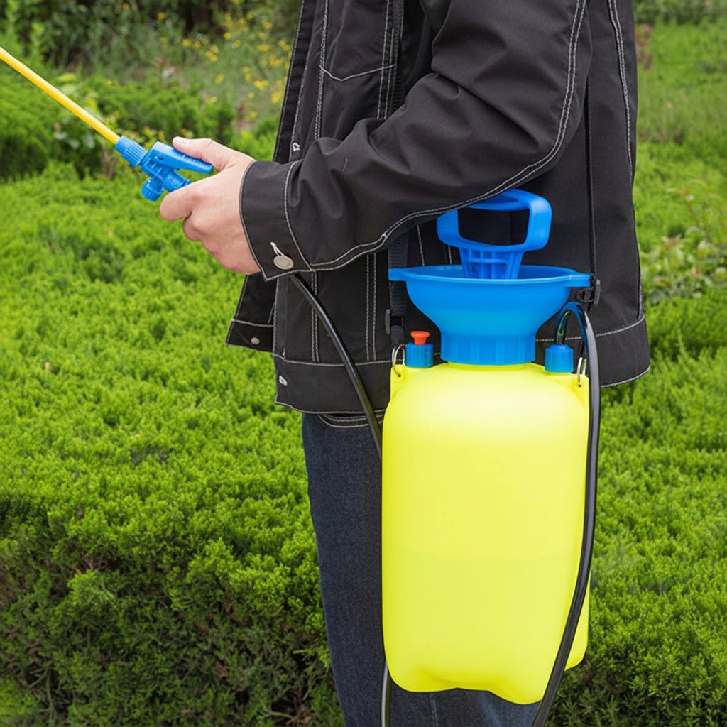 AeroFlow 5L vysokotlaký zahradní postřikovač se dvěma režimy postřiku pro zahrádkáře