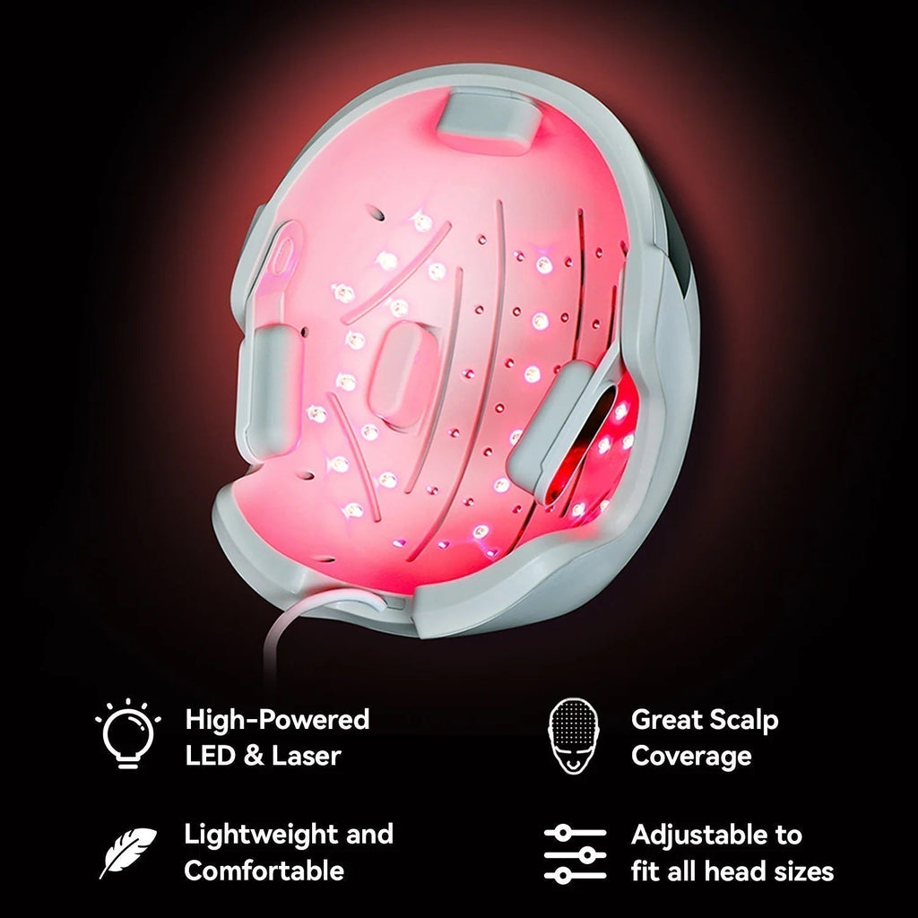 LED-Haarwuchs-Helm
