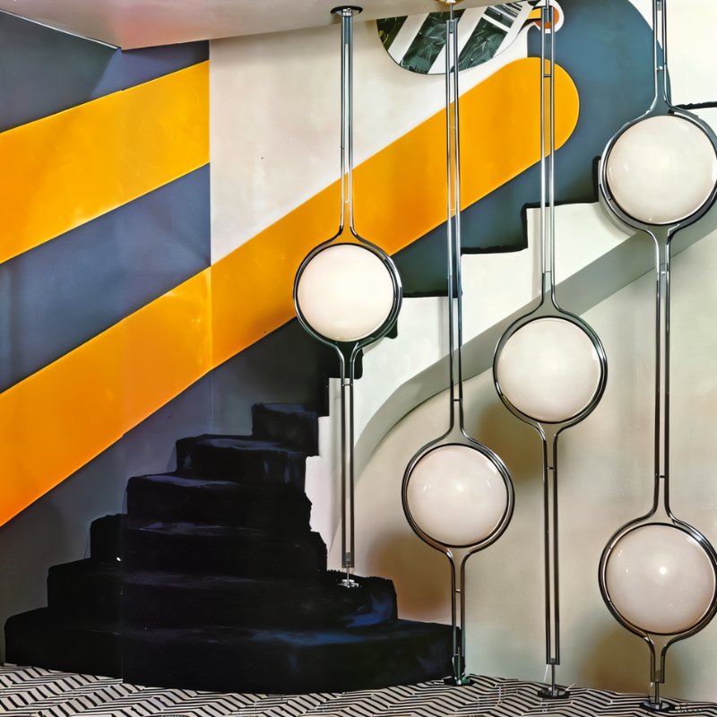 Halo Beam stojací lampa od podlahy ke stropu