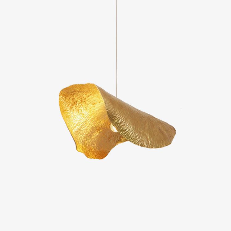 Matte Hammered Drum Pendant — 80cm Diameter