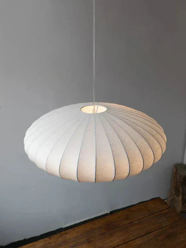 LumenAstra hedvábný lustr s přívěskem pro půvabné domácí osvětlení