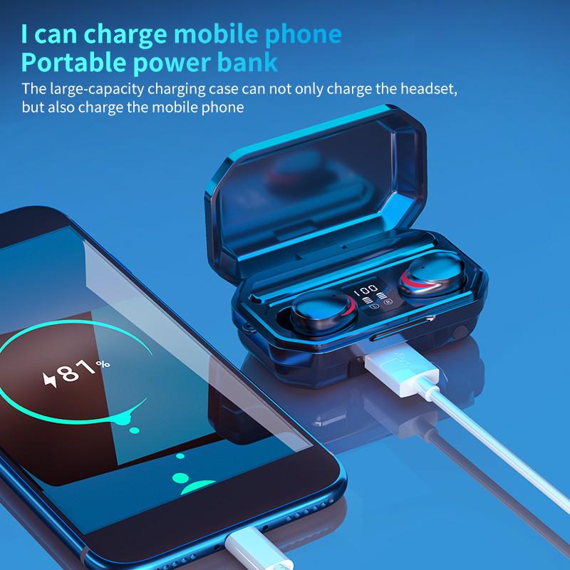 HarmonyBuds™ Bluetooth 5.1 slušalice s kutijom za punjenje od 3500mAh vodootpornom