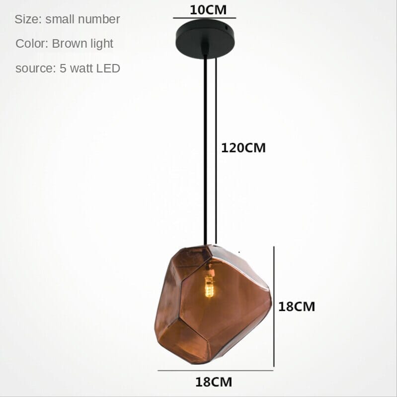 ثريات زجاج ملون قوس قزح