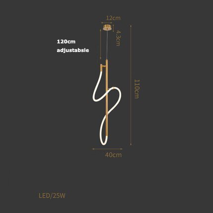 Lampe i nordisk minimalistisk stil | Orntli