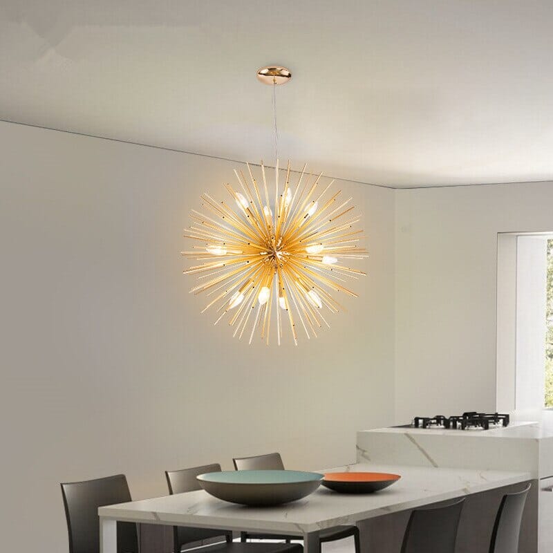 Lampadario a sospensione postmoderno a forma di fuoco d'artificio