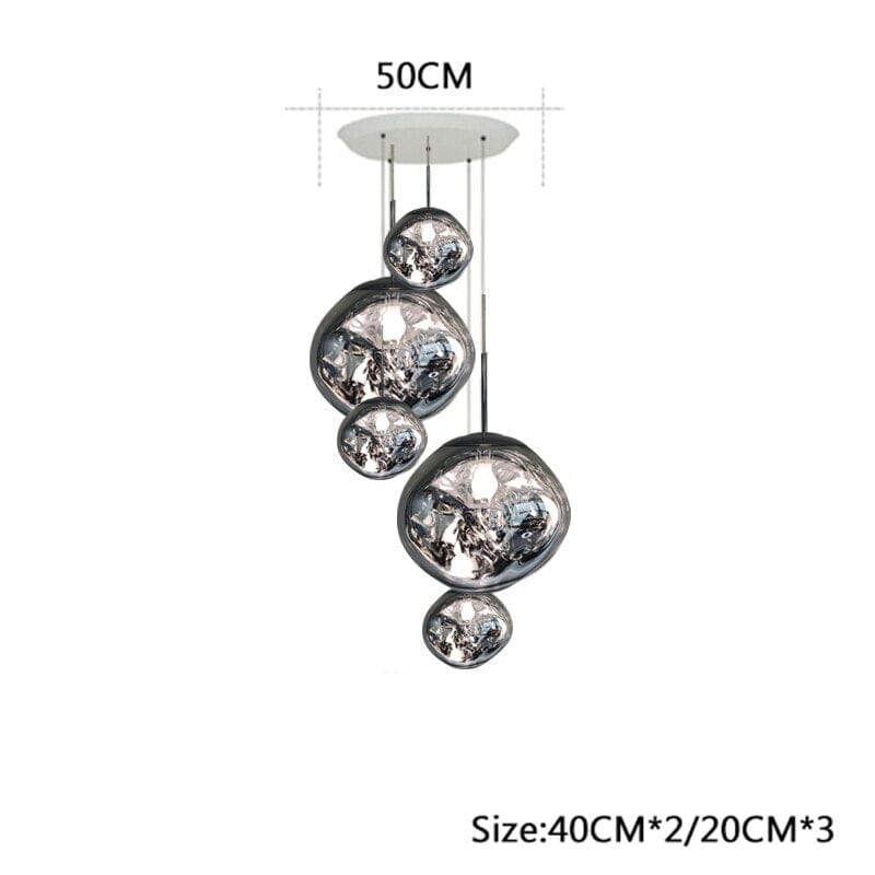 Kivra | Nordic Lava Cluster Chandelier | Orntli