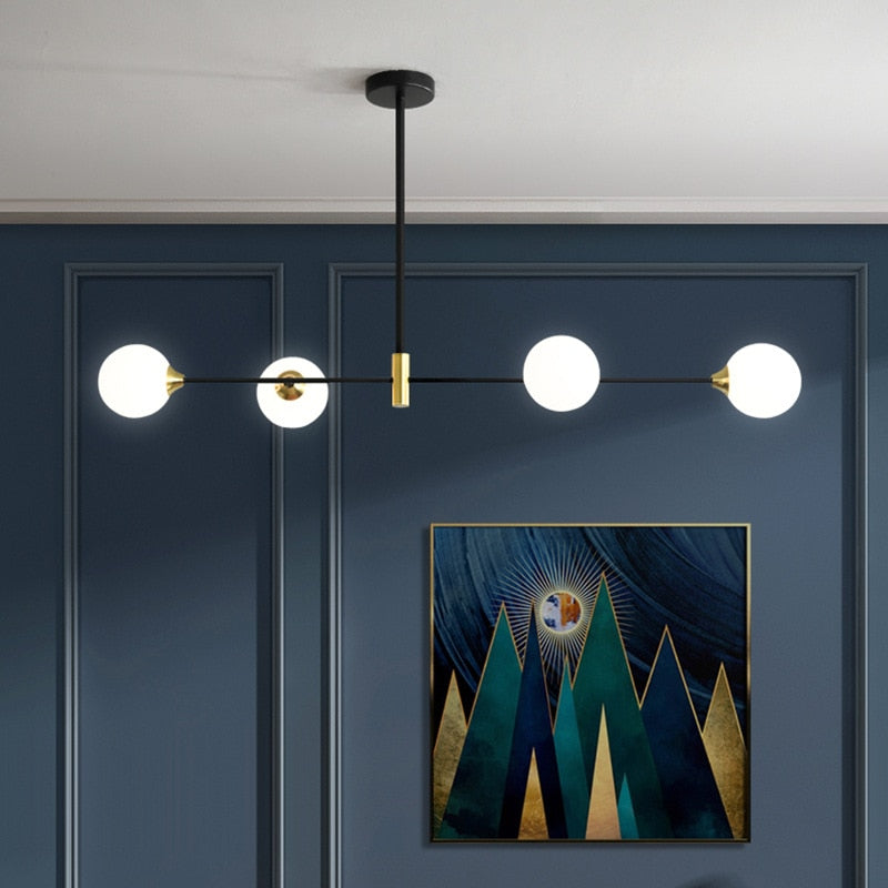 Kara - Lampu Siling Kelambu Bola Kaca Nordic