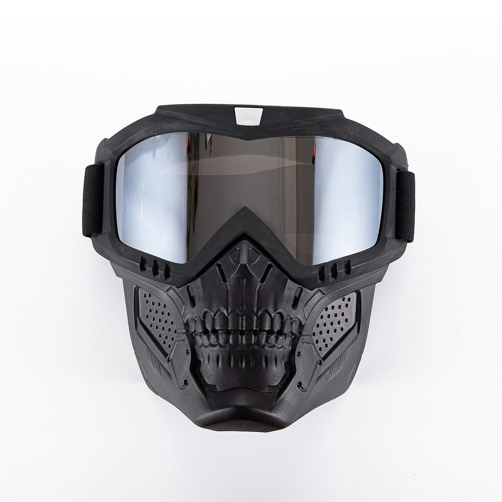 Gafas de Motocicleta con Máscara de Calavera
