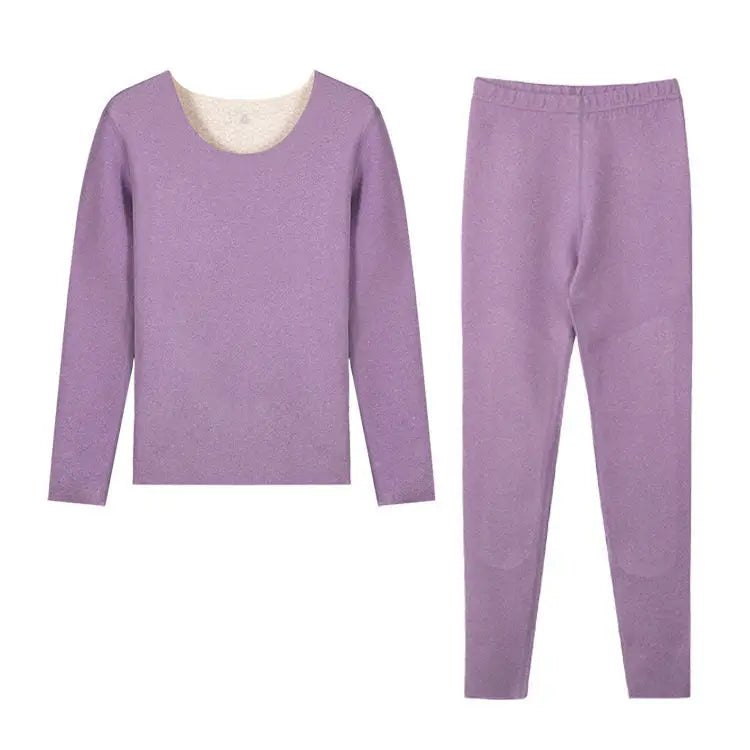 Emma ženski termo komplet – bešavni, debeli, dvoslojni topli zimski odjevni predmet