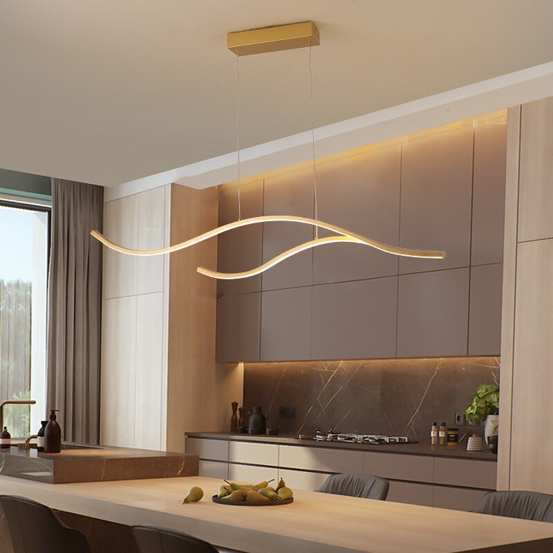 Abstrakter Kronleuchter mit kreativem modernem LED-Design