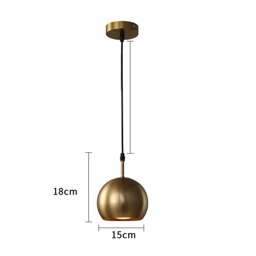 Harper messing hanglamp