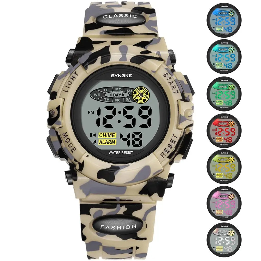 LumaTime Kids Digital Wristwatch for Children Colorful Children's Smart Watch