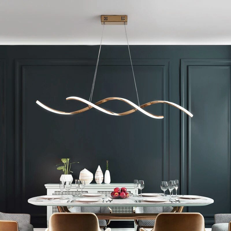 Candeeiro de Teto LED Moderno Espiral