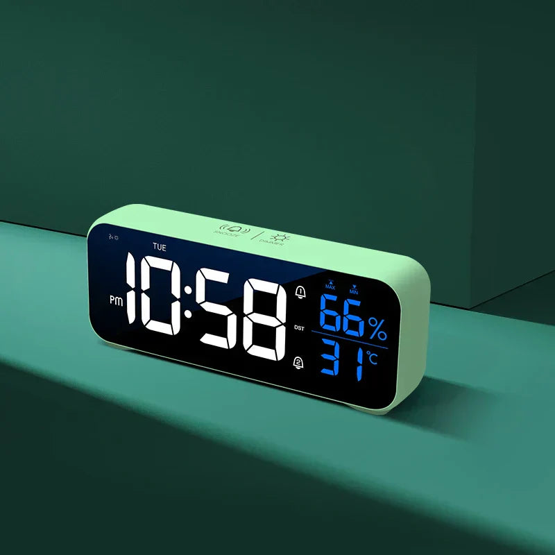 VibeClock – Reloj de Escritorio Musical con Función de Alarma