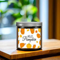 Vela de cera de soja otoñal AmberHearth de 200g, aromas acogedores de otoño para salones
