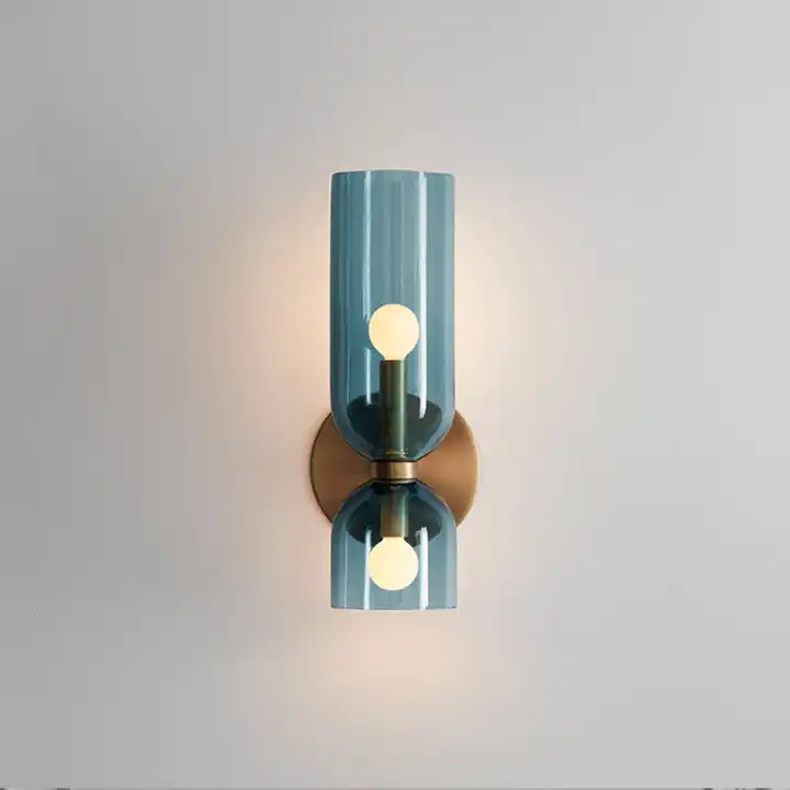 Applique murale cylindrique Solea en verre