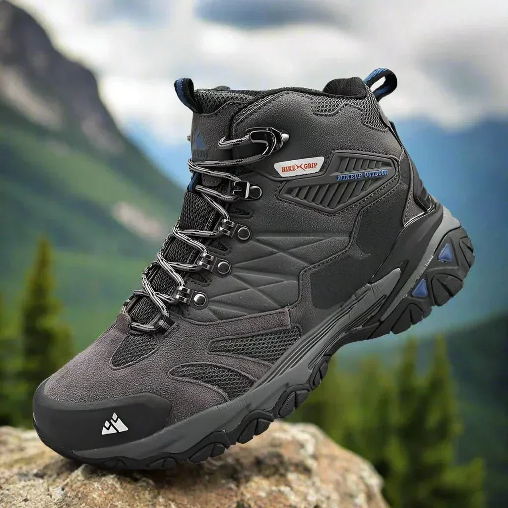 TrailCrest Men's Trekking Boots Suede Breathable Rainproof For All Weather Adventures