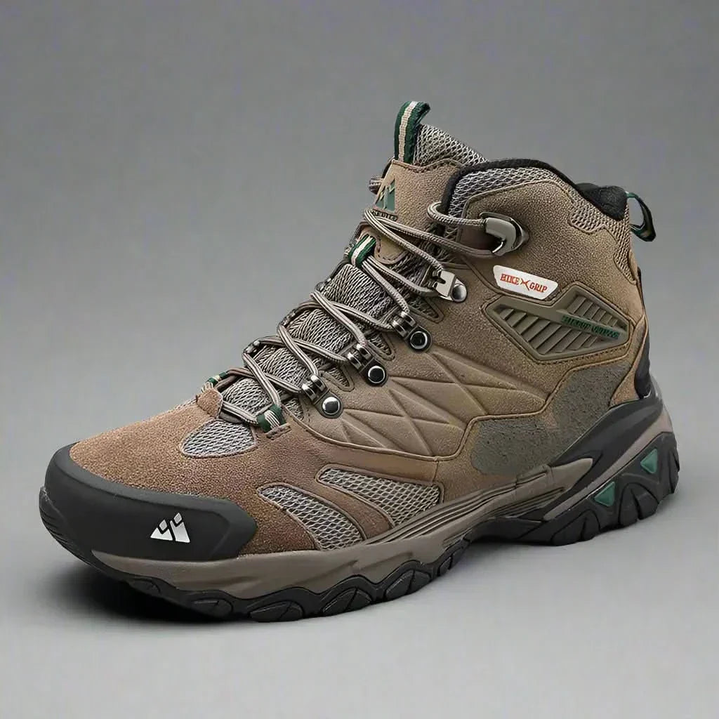 TrailCrest Men's Trekking Boots Suede Breathable Rainproof For All Weather Adventures