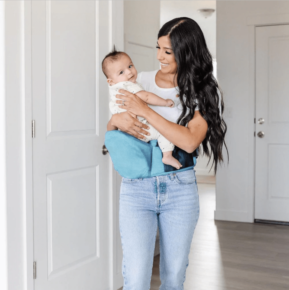 Portabebés ergonómico HugNest con soporte lumbar sin dolor para padres