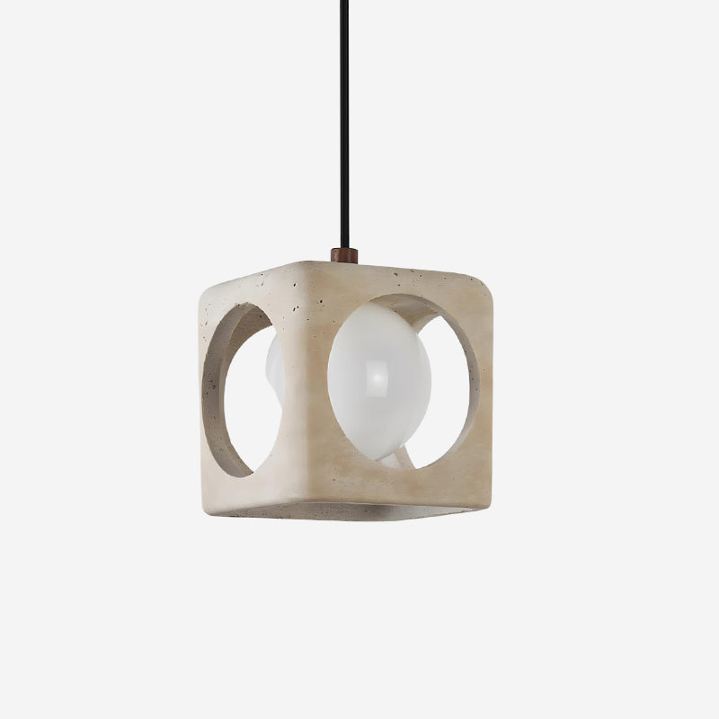 Vintage skleněná závěsná lampa Enya — pro pevné připojení, patice G9, kabel dlouhý 59 palců
