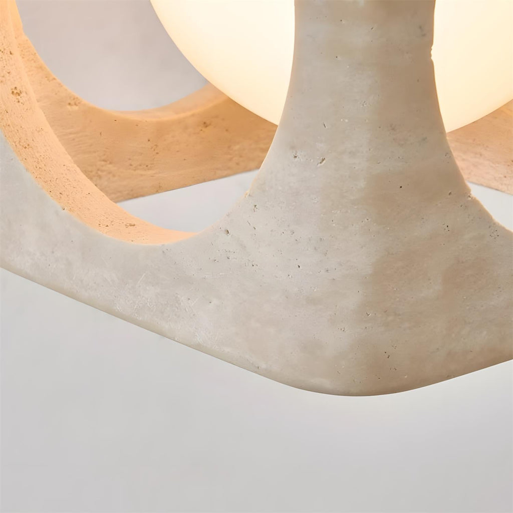Vintage skleněná závěsná lampa Enya — pro pevné připojení, patice G9, kabel dlouhý 59 palců