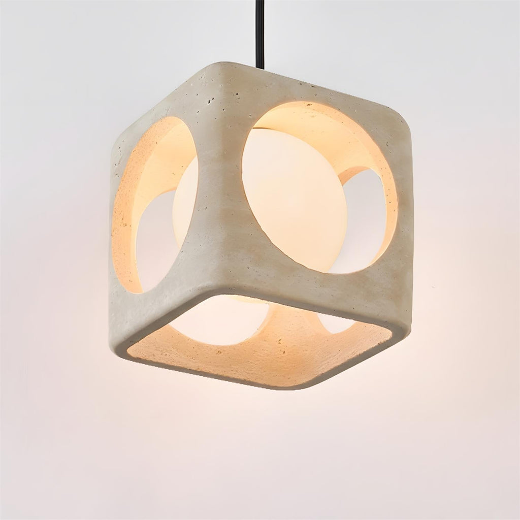 Vintage skleněná závěsná lampa Enya — pro pevné připojení, patice G9, kabel dlouhý 59 palců