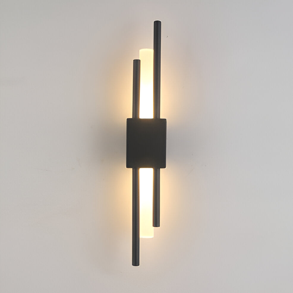 NobleGlow Goud Zwarte Wandlamp - Luxe Lineair Ontwerp, Verstelbare Warme/Neutrale/Koude Verlichting