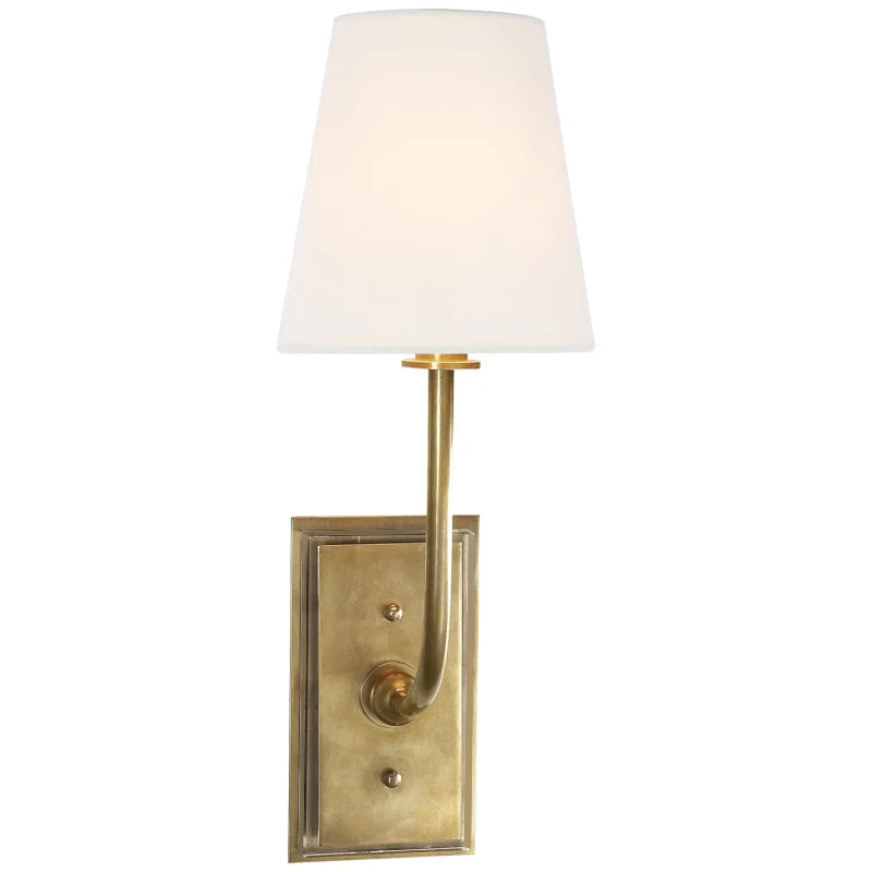 Esther Wall Lamp — Tapered Fabric Shade