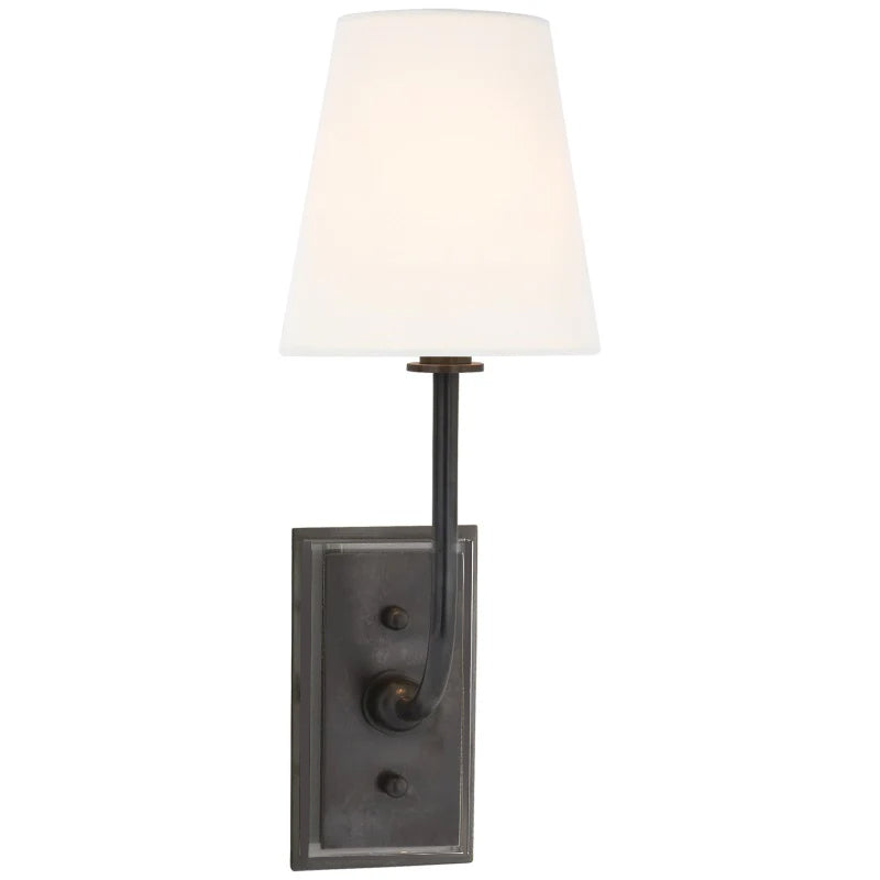 Esther Wall Lamp — Tapered Fabric Shade