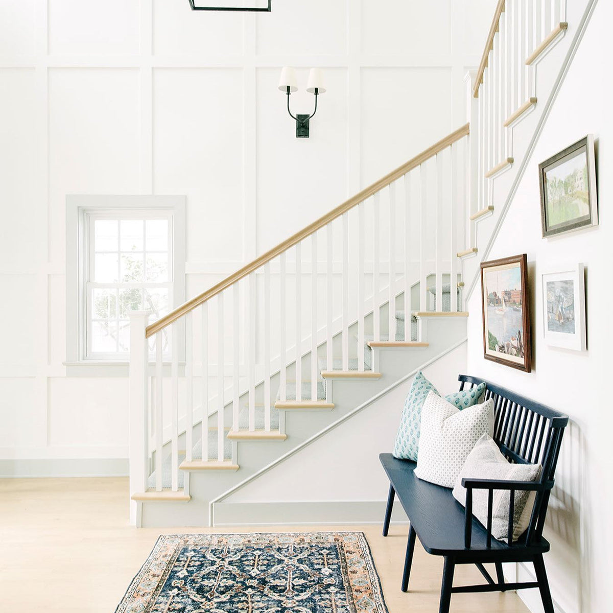 Esther Wall Lamp — Tapered Fabric Shade