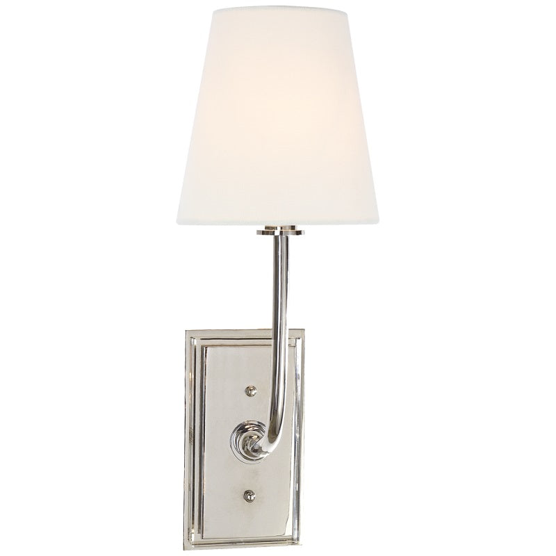 Esther Wall Lamp — Tapered Fabric Shade
