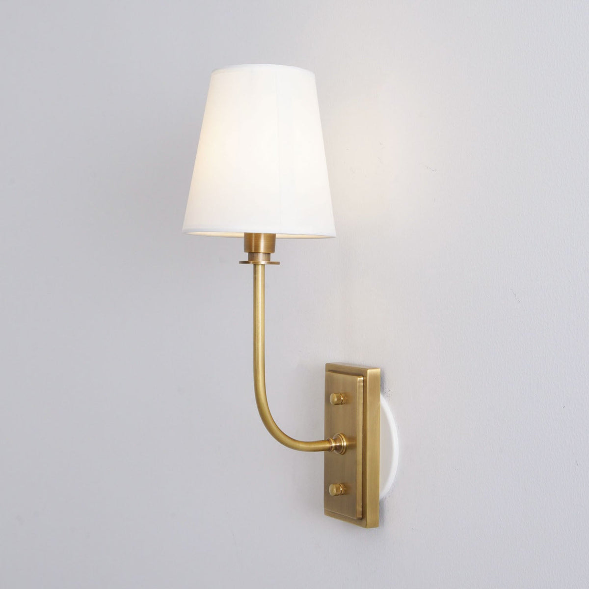 Esther Wall Lamp — Tapered Fabric Shade