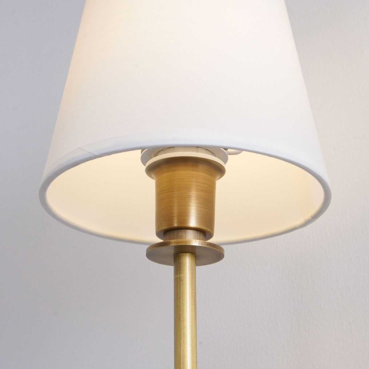 Esther Wall Lamp — Tapered Fabric Shade