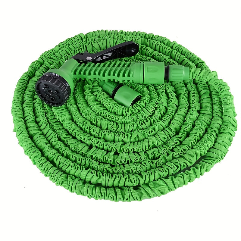 High-Pressure Expandable Garden Hose with 7 Spray Modes