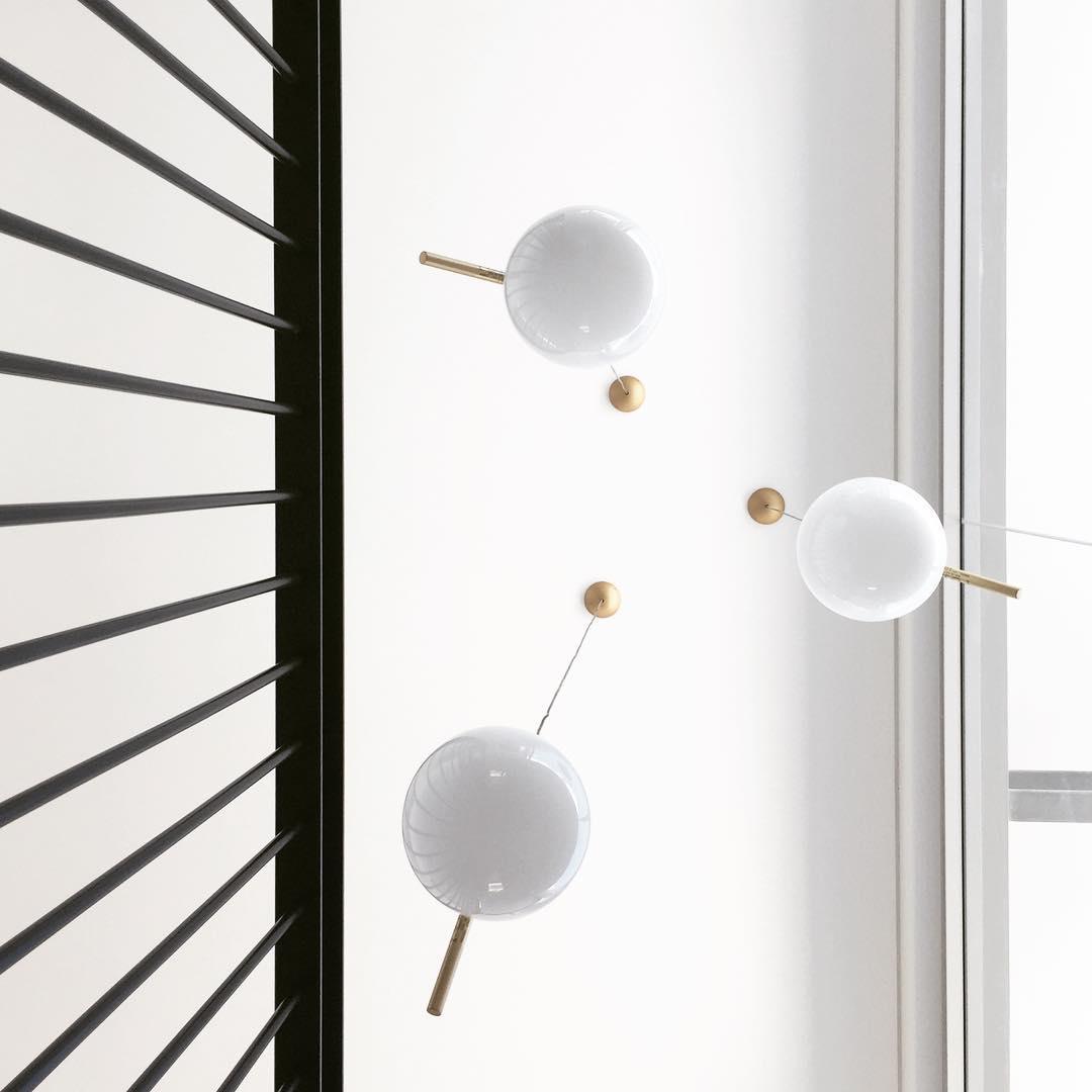 Equilibrium Pendant Light — Balanced Suspension Frame