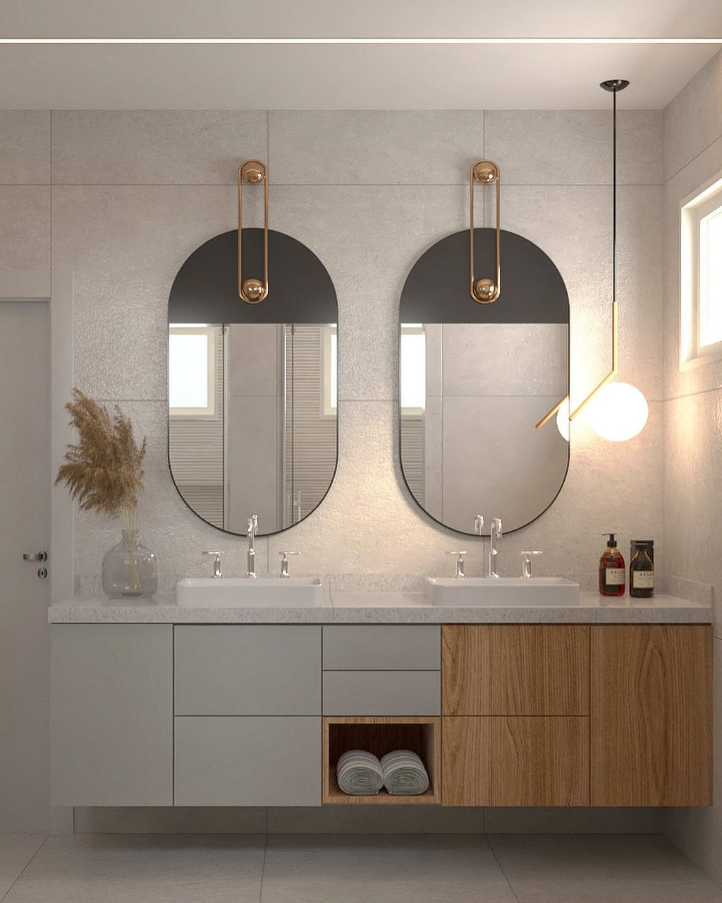 Equilibrium Pendant Light — Balanced Suspension Frame