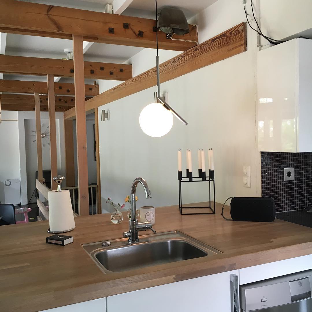 Equilibrium Pendant Light — Balanced Suspension Frame