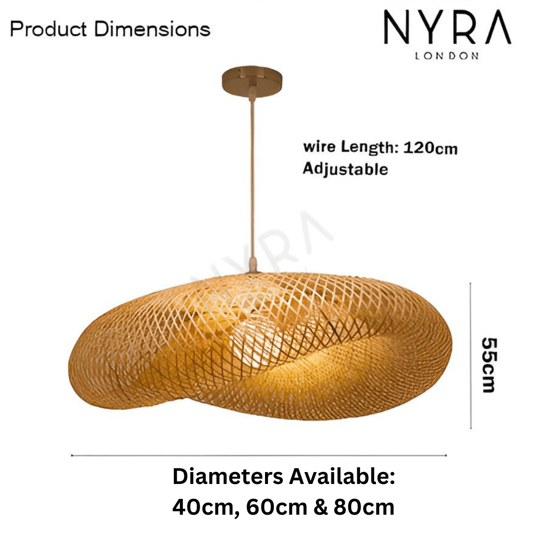 סלורה | מנורת במבוק ארוגה | Orntli
