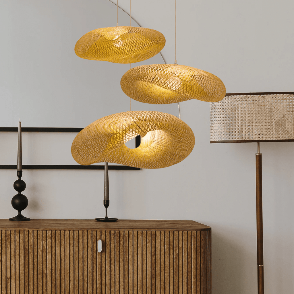 Selora | Vevd bambuslampe | Orntli