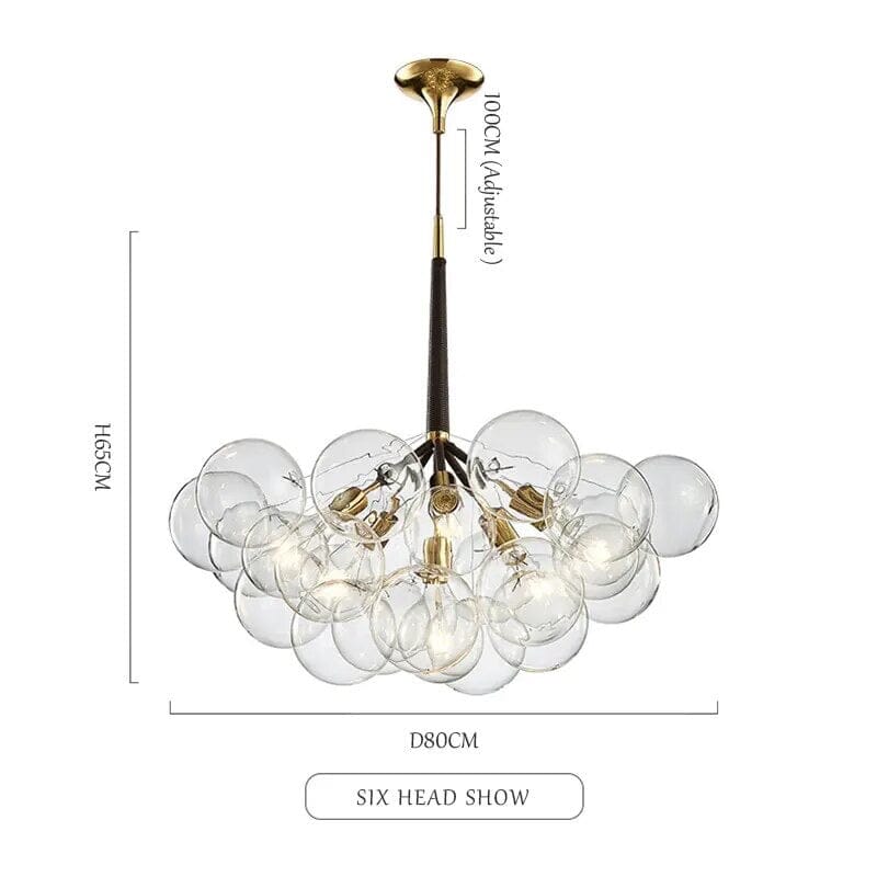Lorana Glass Chandelier | Orntli