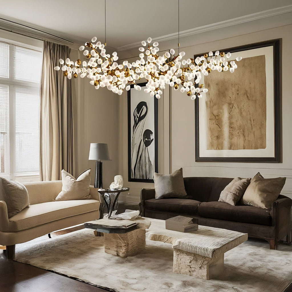 Vintara | Gilded Grape Vine Chandelier | Orntli